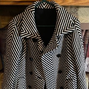 Vintage Rare￼ 1960s/70s Teal Traina New York double breasted women’s coat Rare